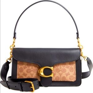 Tabby Signature Coated Canvas &
Leather Crossbody Bag